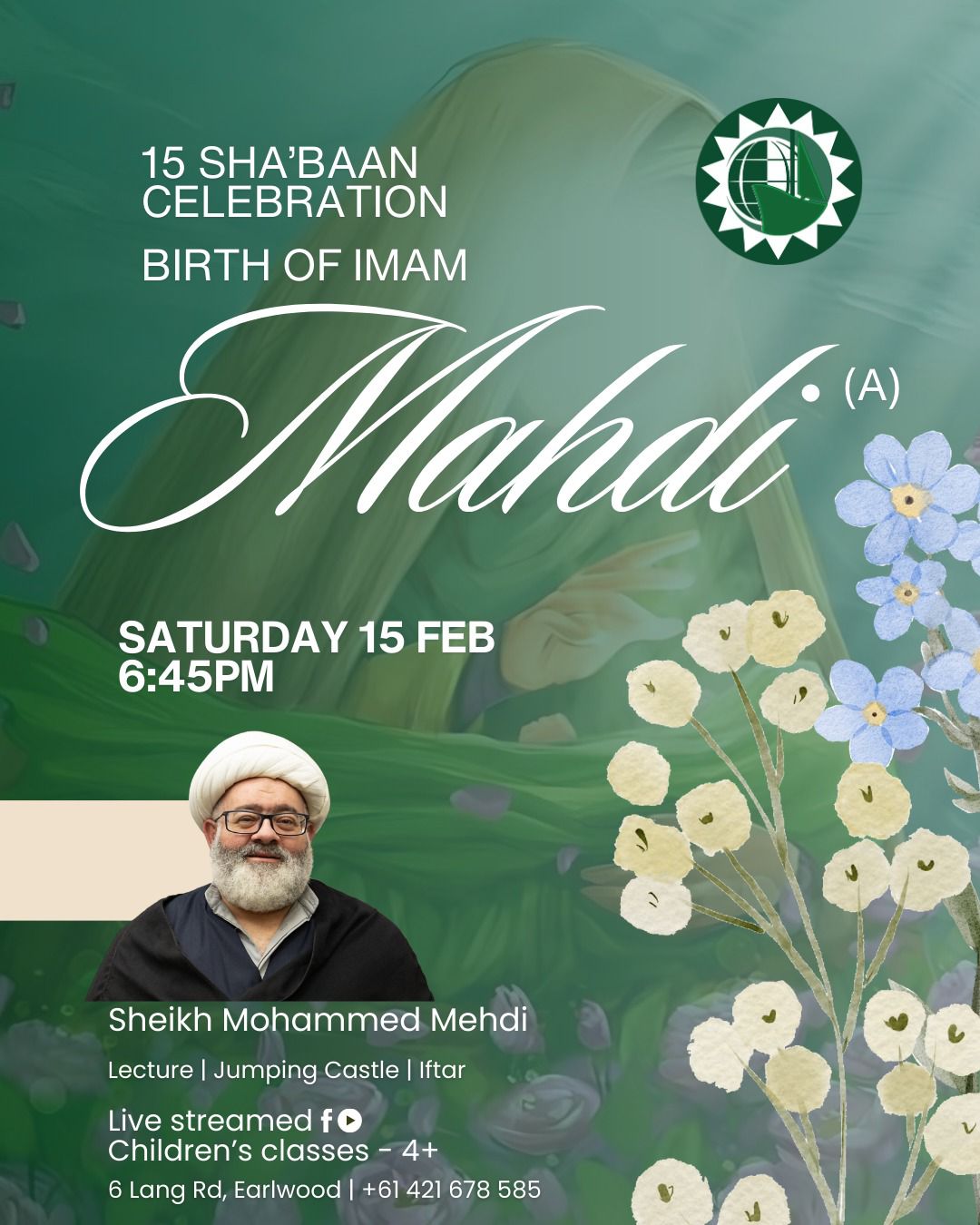 Celebrate the Birth of Imam Mahdi (atfs).