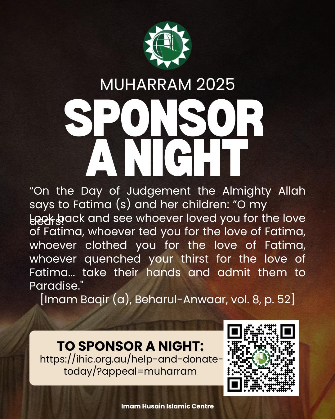 SPONSOR A NIGHT
