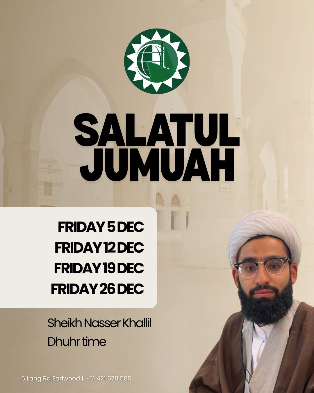 FRIDAY PRAYER BY SHEIKH NASSIR KHALIL